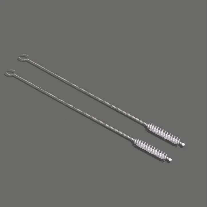 1PCS Reusable Metal Drinking Straw Cleaner Test Tube Bottle Cleaning Tool Stainless Steel Bottle And Straw Little Wash Brush