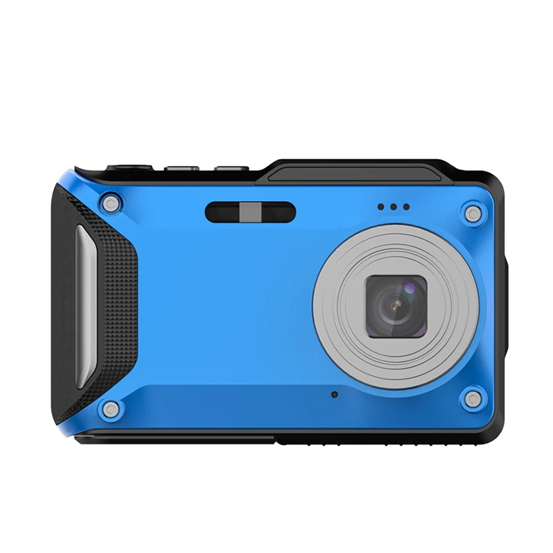 4K WIFI Digital Camera Waterproof EIS Duel Screen Selfie Camera 16X Long Battery Life Digital Camera