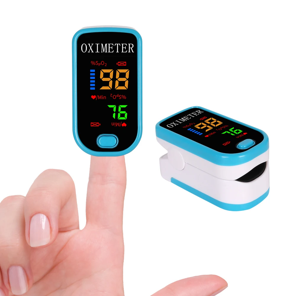 High quality Fingertip Pulse Oximeter Blood Oxygen Sensor SpO2 for  Portable