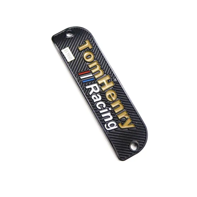 Personalized Customized Clear 3D Logo Advanced Exquisite Design High-quality Materials Embossed Metal Nameplate for Racing Cars