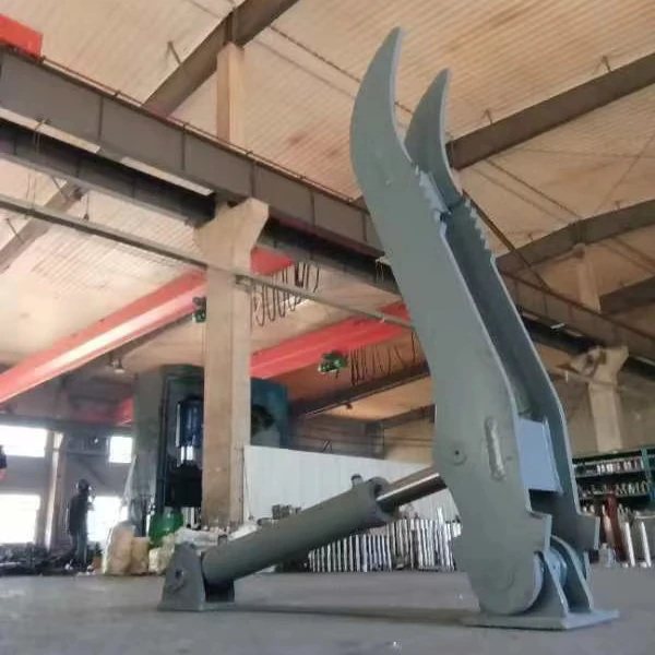 5 Ton New Condition Excavator Attachments Wood  Grapple Buckets Hydraulic Thumb  Clip  with Gear and Pump Core