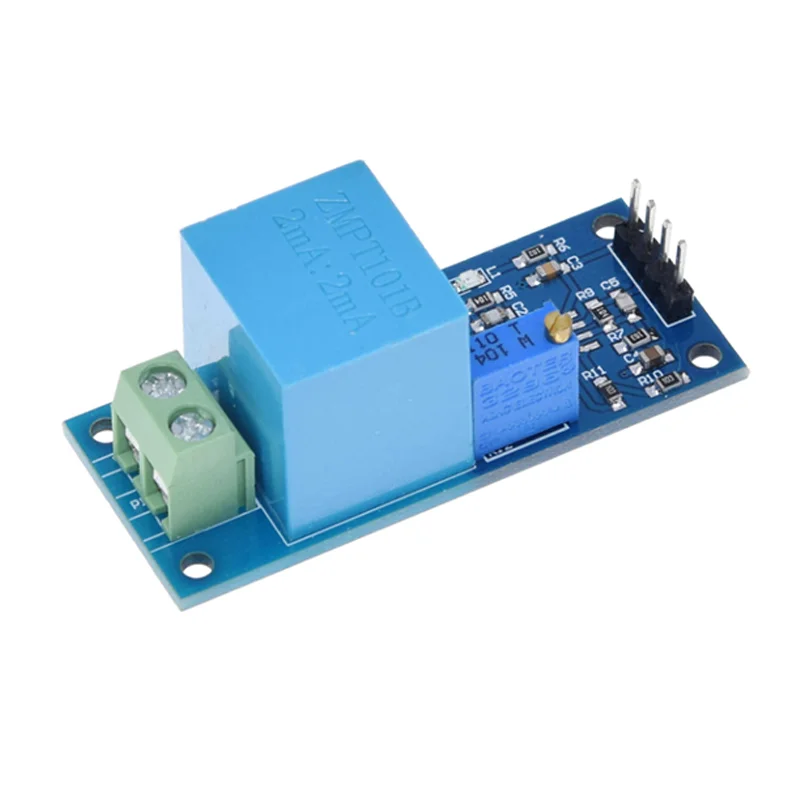 Однофазный модуль трансформатора напряжения, датчик выходного напряжения переменного тока ZMPT101B 2 мА