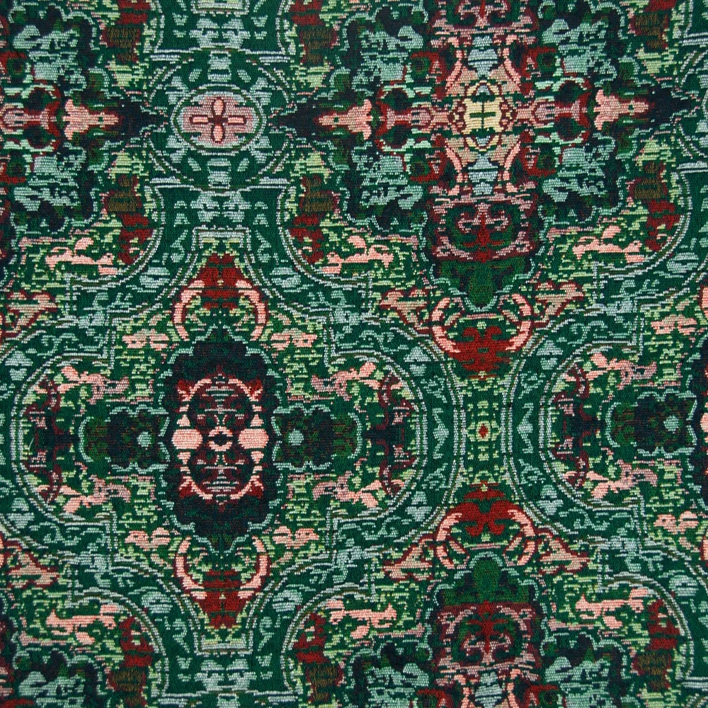 JinDian brand Custom Home Decor Upholstery Woven Textile Texture Sofa Fabric Floral Woven Jacquard Fabrics