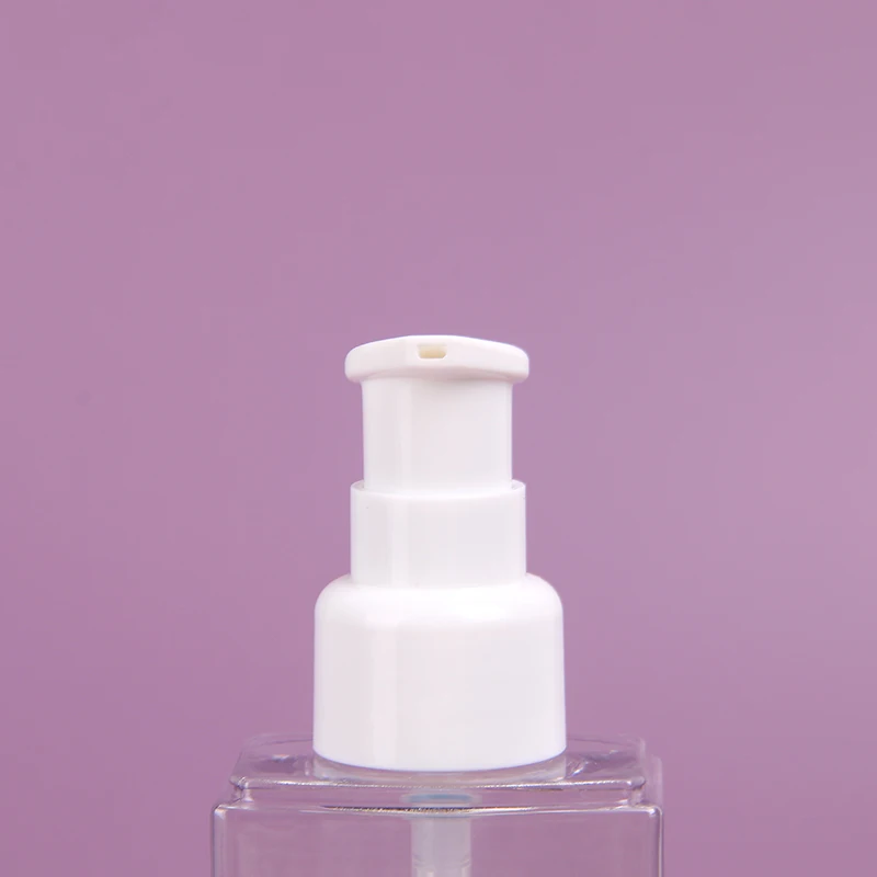 30-150 ml Liquid PETG Square Facial Toner Pump Spray Bottle with Transparent Free Sample Cosmetic Skin Care Packaging MSD