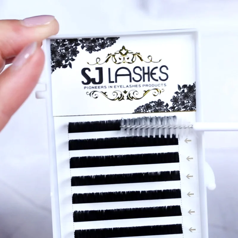 Professional Eyelash vendor PBT fiber individual faux mink eyelash extensions