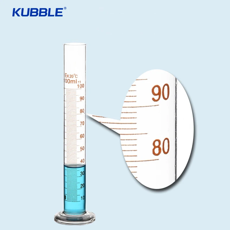 Laboratory glassware high boro3.3 glass graduated measuring cylinder glass borosilicate cylinder