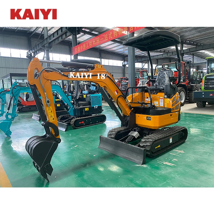 Factory price construction machinery small excavator garden farm 1.8 ton mini excavator