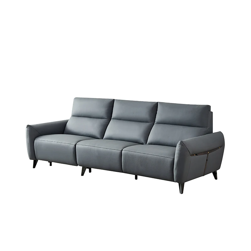 wholesale I shape electric  automatic  sofa bed for living room home 1+2+3 recliner sofa bed