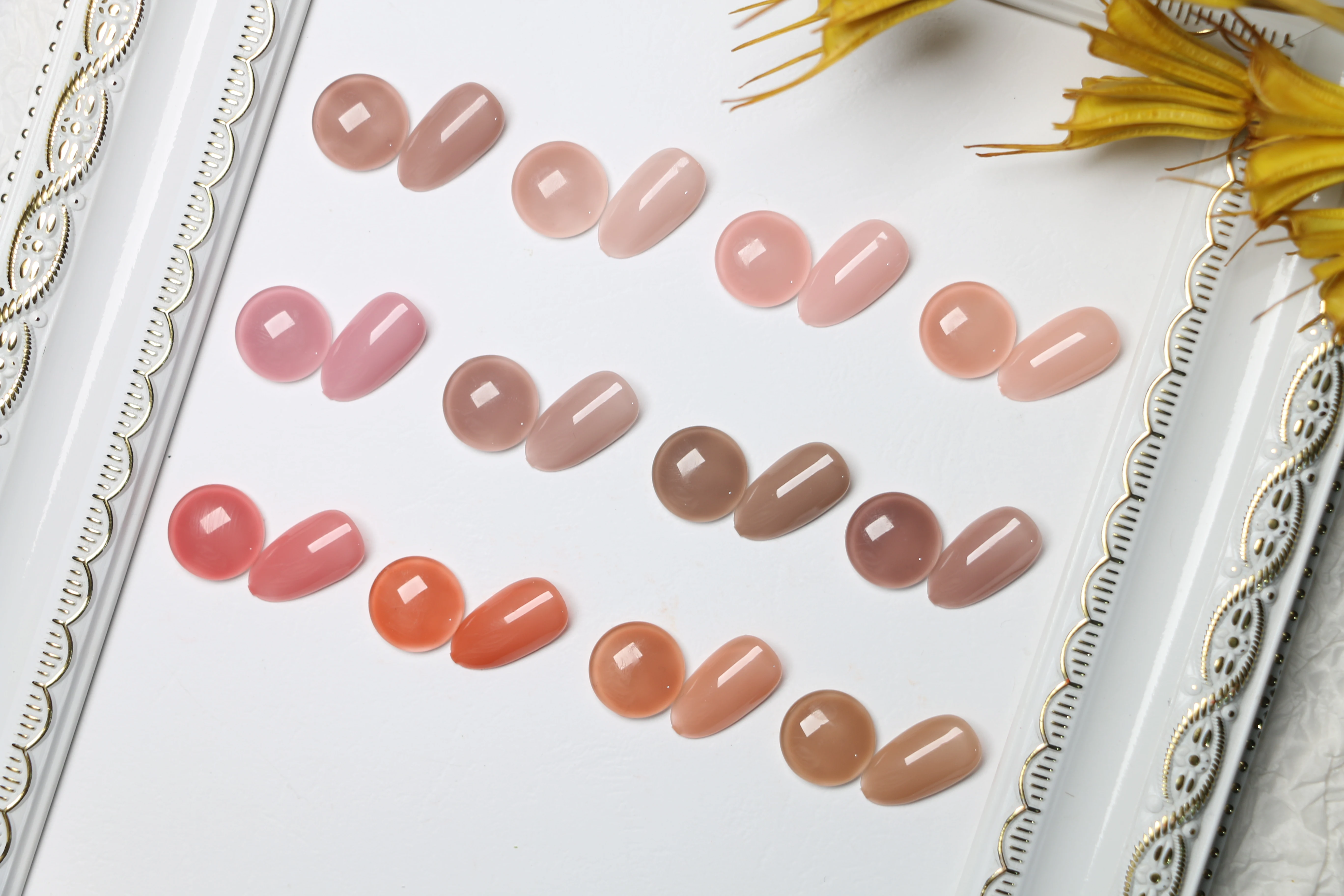 Neutral Milky White Sheer Light Pink Natural Gel Polish Translucent Gel Nail Polish for nail art