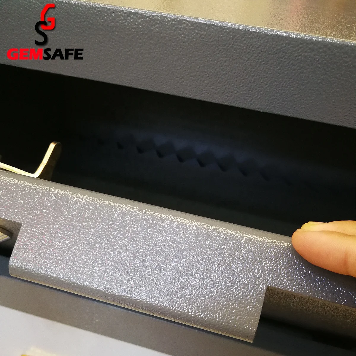 2022 GEMSAFE electronic burglarproof drop safe with great designed slot factory price coffre fort