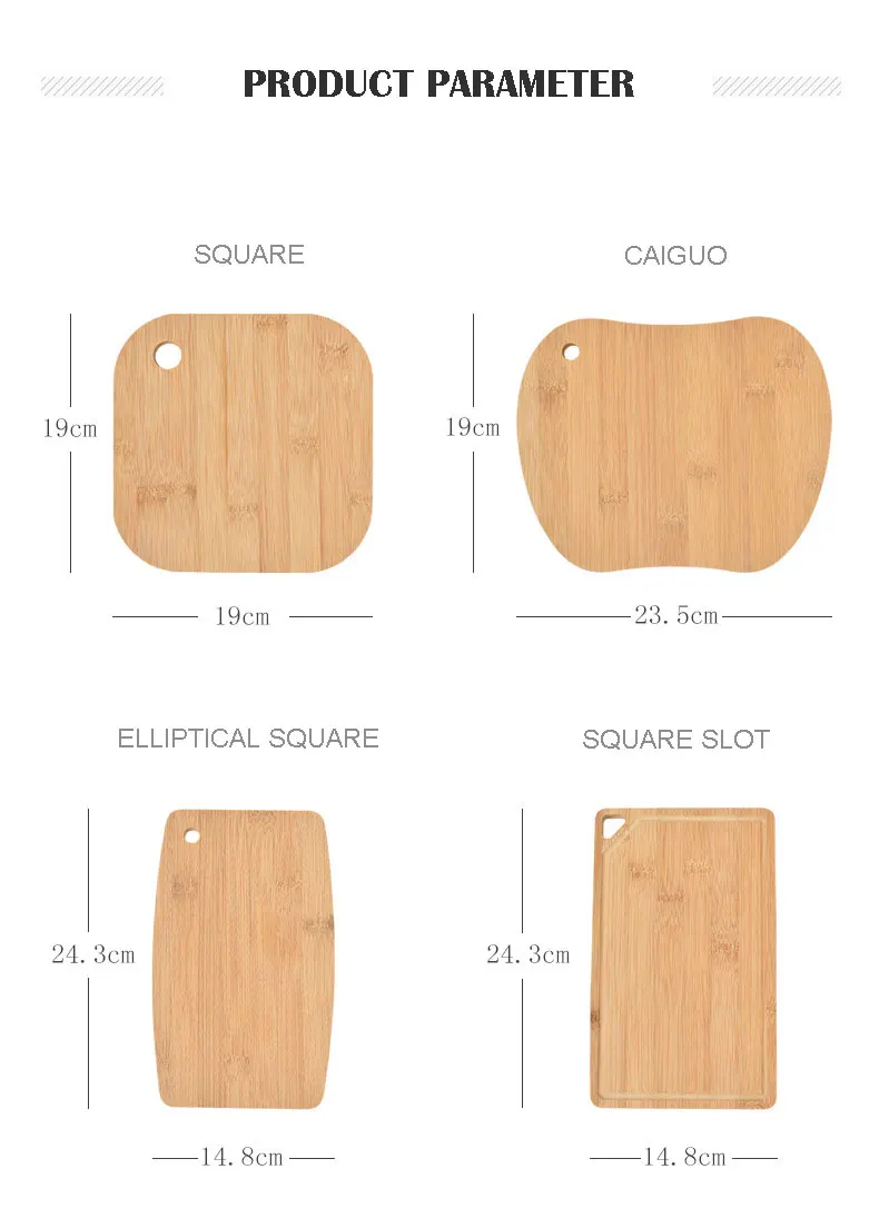 Animal Pig Shaped  Irregular Wood Chopping Board Breakfast Pizza Bread Cutting Board Kitchen Bamboo Chopping Blocks Cutting Food
