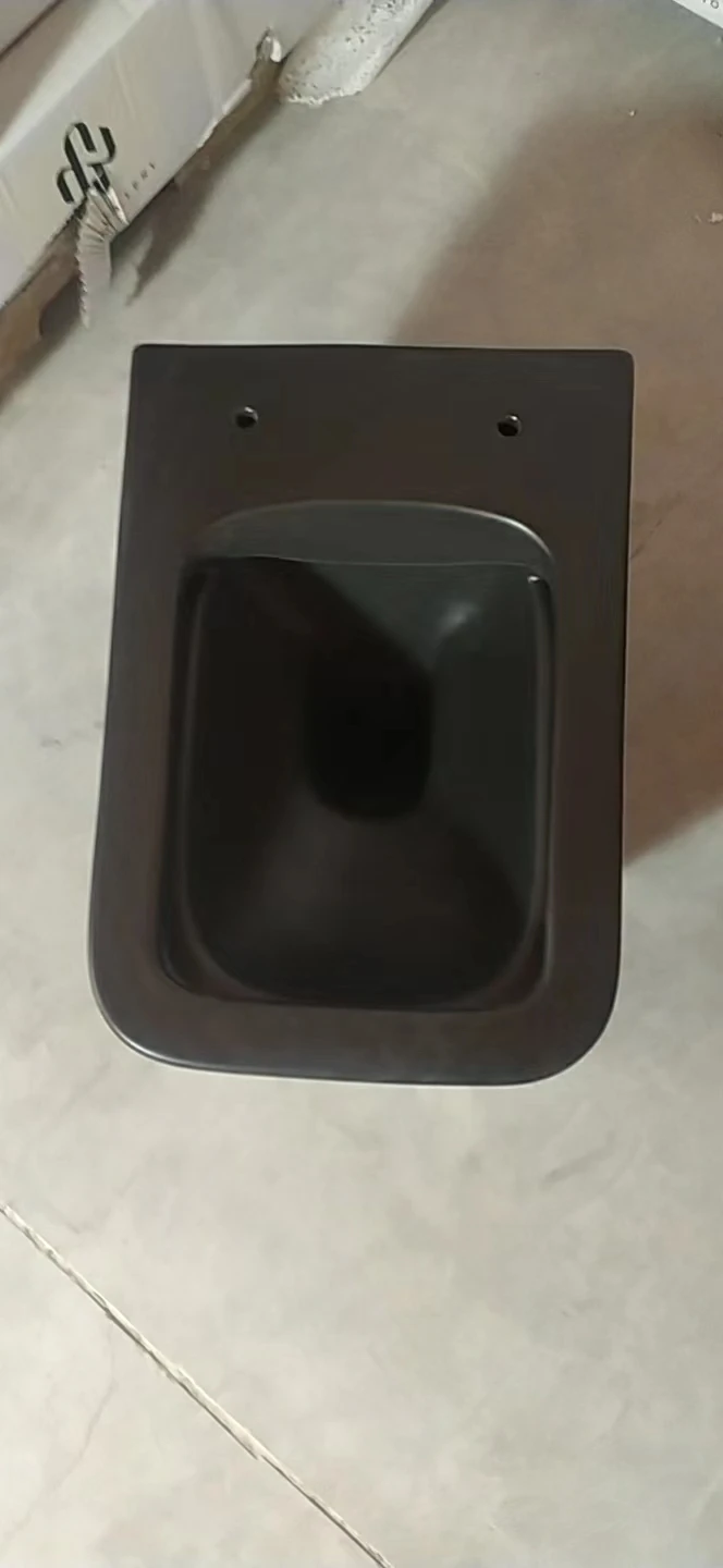 Sanitary Ware Wall Hung Closet Bathroom Toilet Bowl Wall Ceramic China Popular White Style Pattern Color Hotel WC P-trap