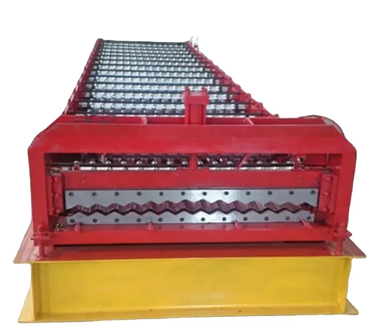 Corrugated Roof Sheet Metal Sheet Rolling Machine Corrugated Roll Forming Laminating Machine Price