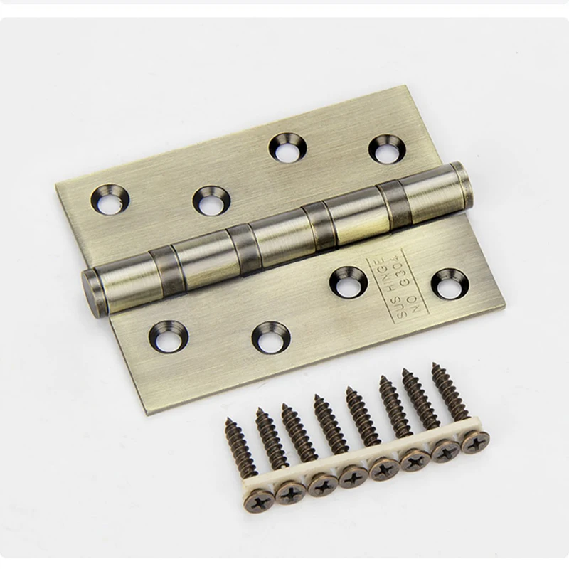 Custom Size Stainless Steel 4BB Stainless Steel Ball bearing Door Hinge Butt hinge Iron hinge