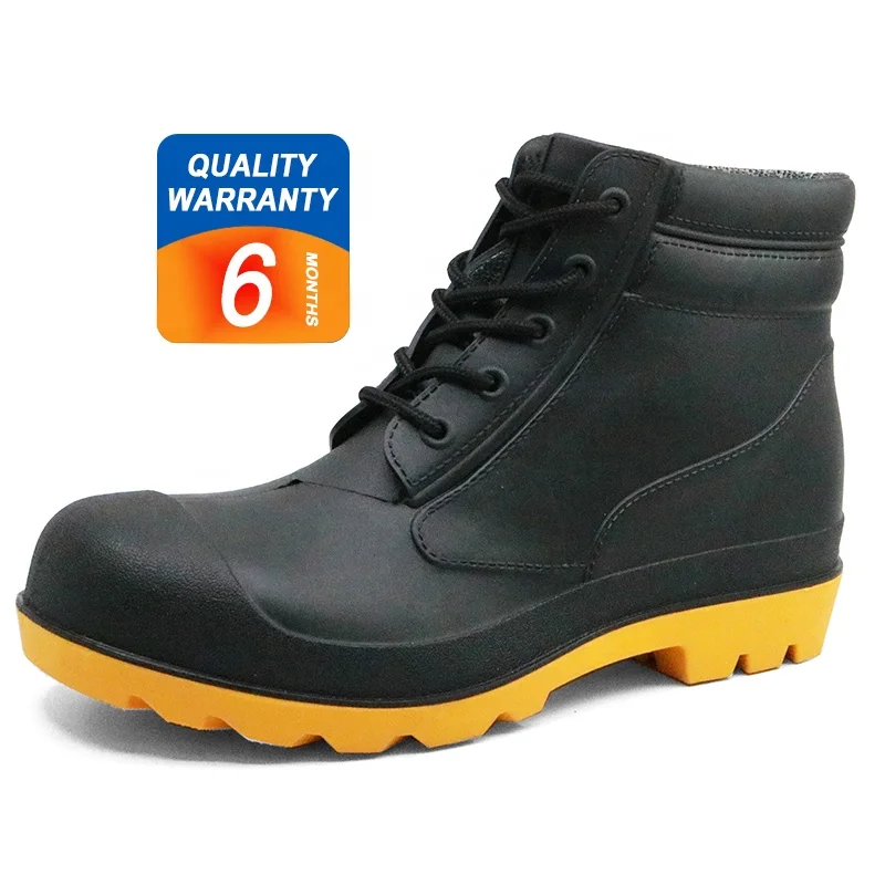 CE oil acid alkali resistant 100% waterproof steel toe prevent puncture anti static farm safety shoes rainboots