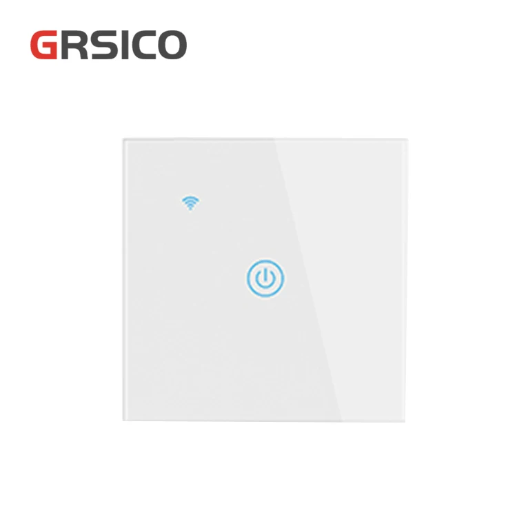 Apple home kit  WiFi smart 600w switch power Black Gold White 1gang crystal touch Switch Panel  remote control