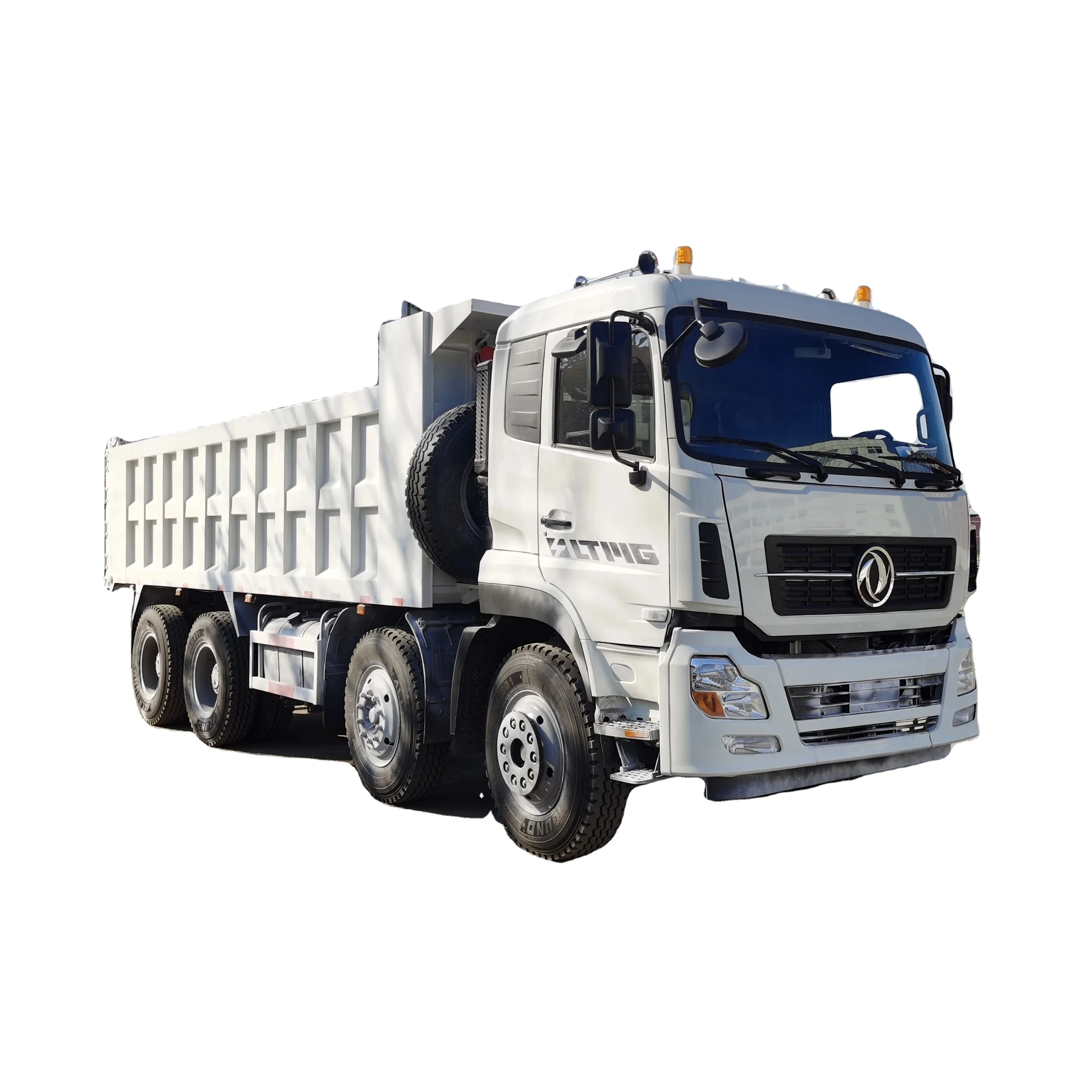 China hot sale factory direct new Donfeng 8x4 12 wheels s heavy duty dump dumper truck 30 40 ton tipper tipping truck for sale