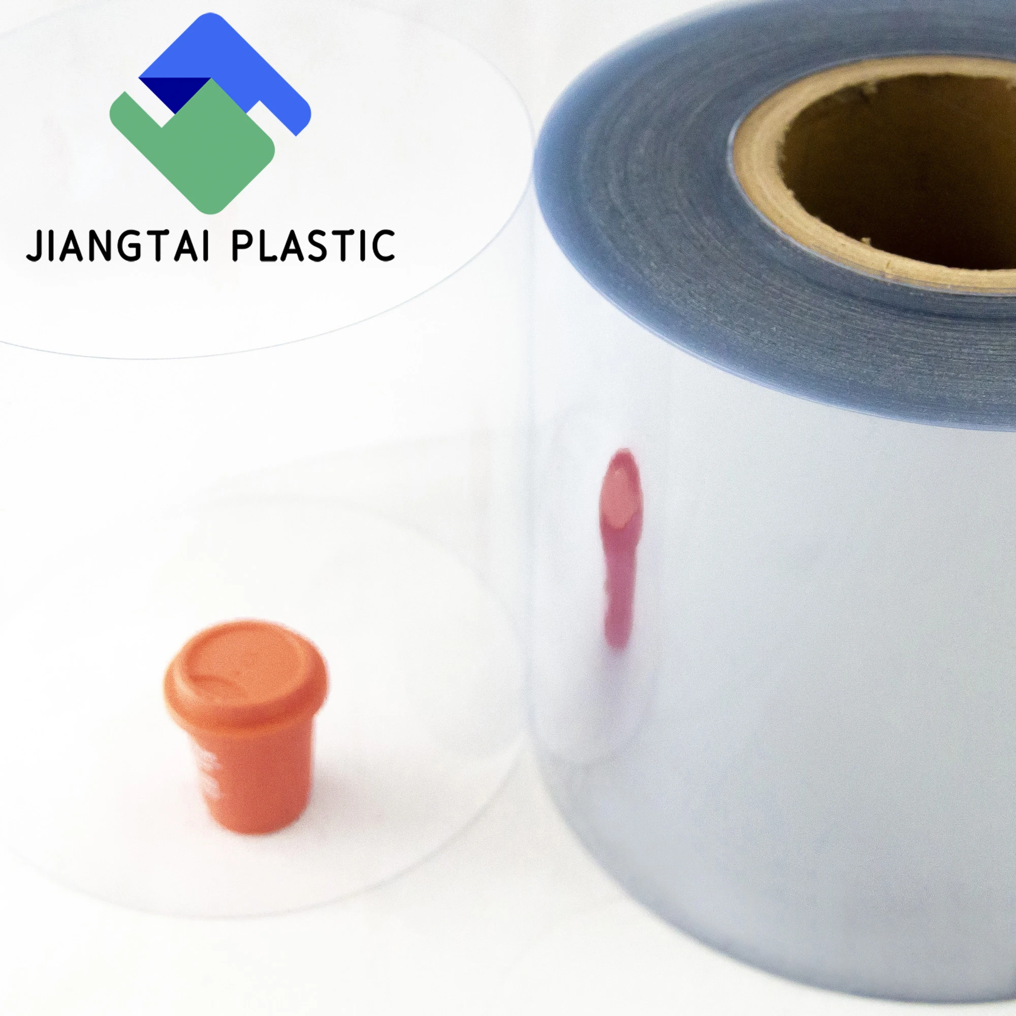 Jiangtai Wholesale Price 0.3mm PVC/PE Laminated Film for Oral Liquid Packaging