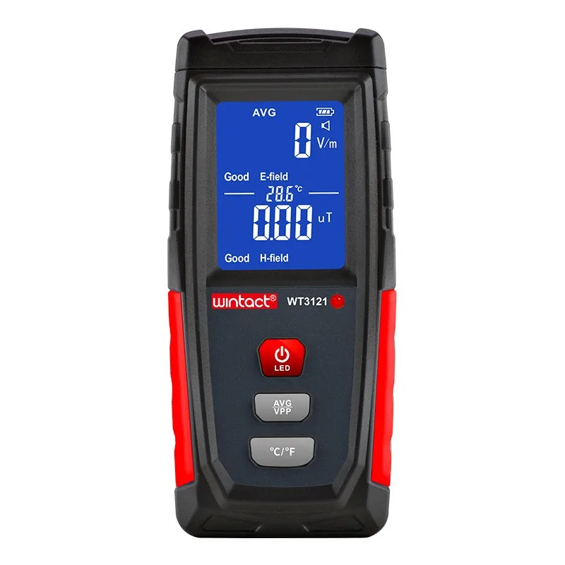 Высокоточный Ручной Мини-Тестер EMF WT3121 с цифровым ЖК-дисплеем электромагнитный измеритель