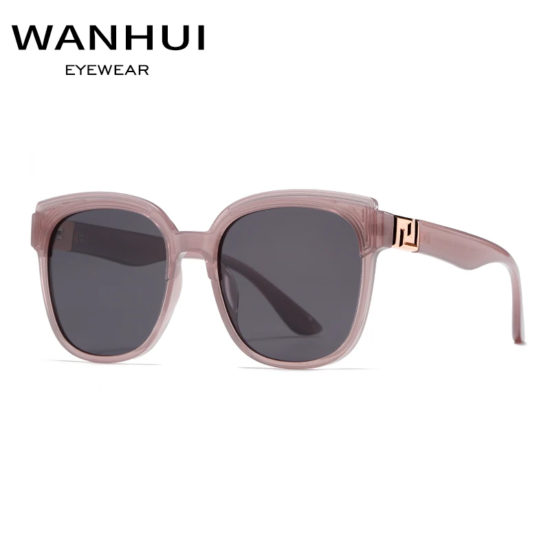 Wholesale Trendy Sunglasses For Women Oversized Big Frame Sun Glasses TR7562 Polarized Gradient Lens for Sexy Lady Low Price