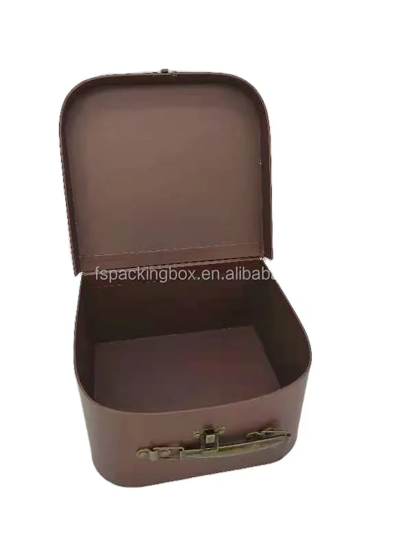 hard cardboard suitcase box have 900pcs in stock