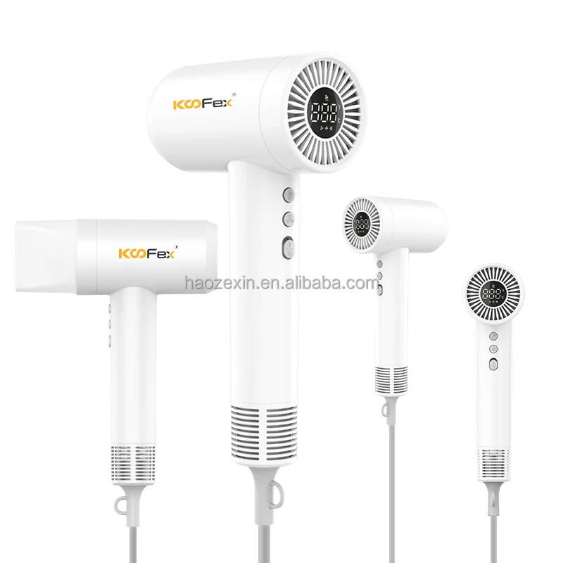 KooFex 110000 об/мин высокая скорость быстрая сушка умный бесщеточный двигатель ионный плазменный Фен