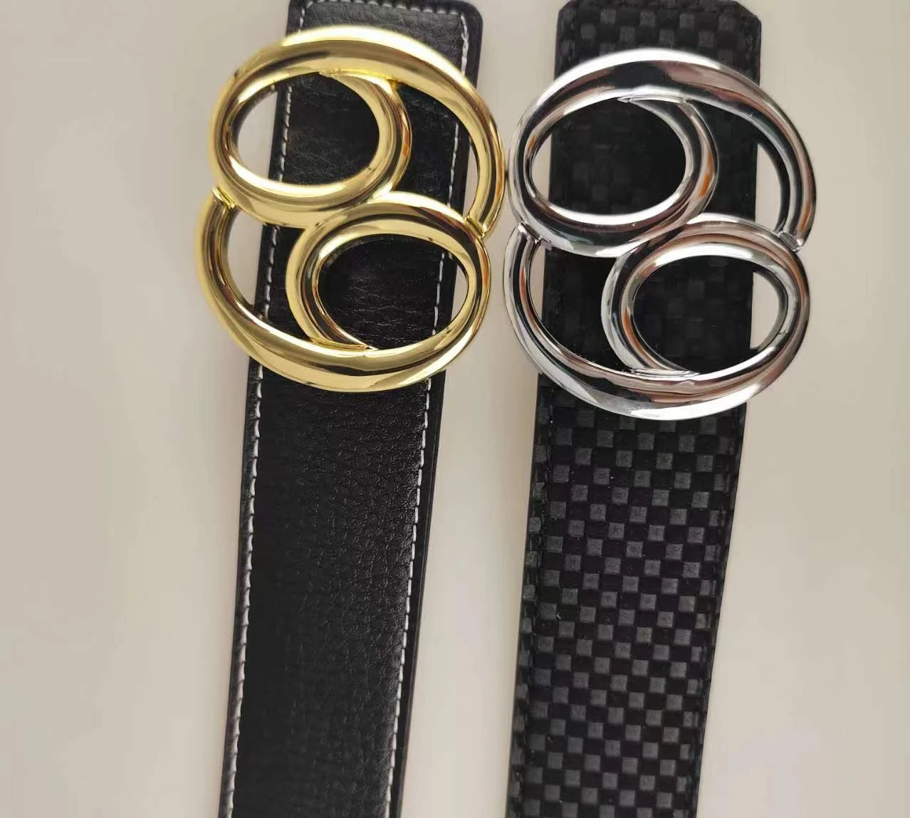 Designer 69-Number G Cow Hide Leather Cowboy Belt with Alloy Buckle Youth Trend Fashion Jeans Accessory