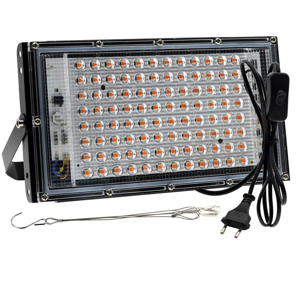 2021 г. высокопроизводительная лампа PPFD для выращивания растений полноспектральная гидропонная Светодиодная 100 вт