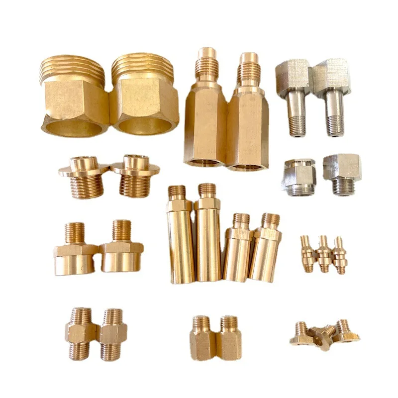 Custom design Aluminum parts Brass Precision CNC Parts hardware supplies CNC lathes machining parts