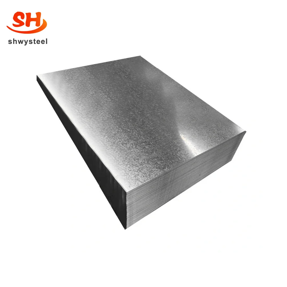 roofing materials rib type corrugated gi sheets steel DX52D galvanized steel plate products 22g gi sheet  planchas galvanizadas