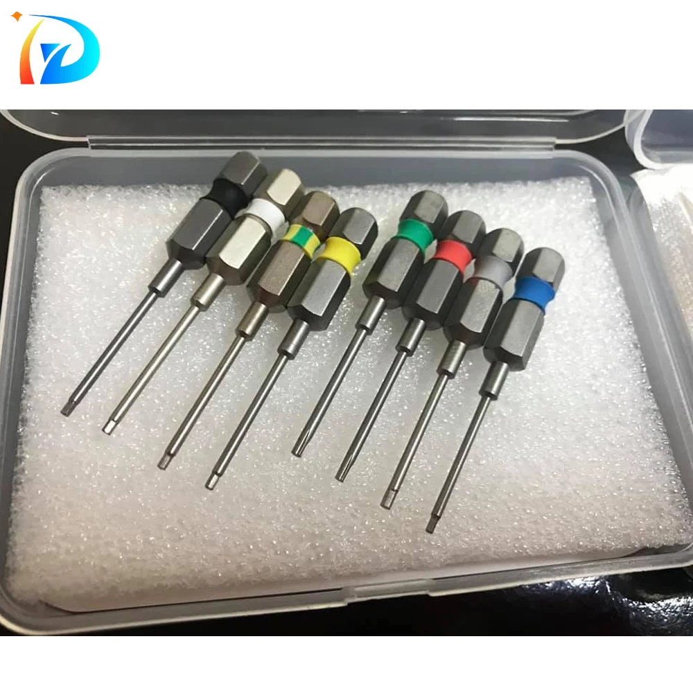Fixture Screw Driver Cover Screw Driver Fixture Remover Screw Dental Implant Flat Screwdrivers