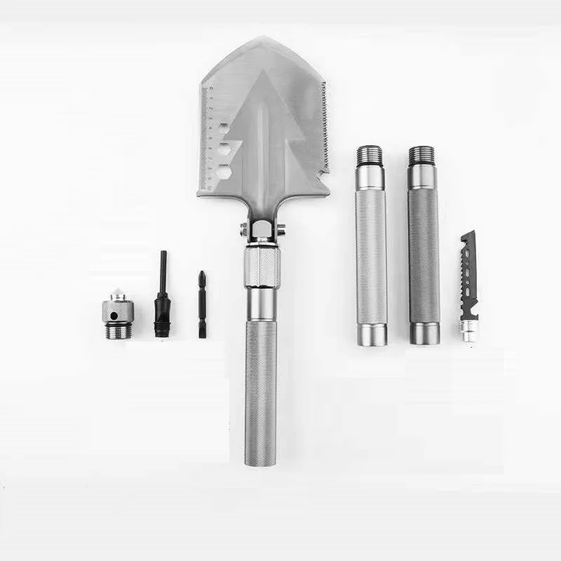 Engineer Shovel Outdoor Camping Vehicle Multi-functional Engineer Shovel Foldable Convenient Broken Window Engineer Shovel