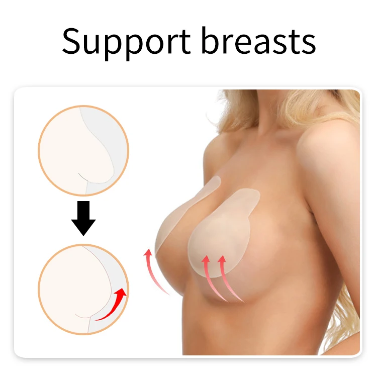 Breast lifting silicone pastiessilicone breast patch lift nipple cover