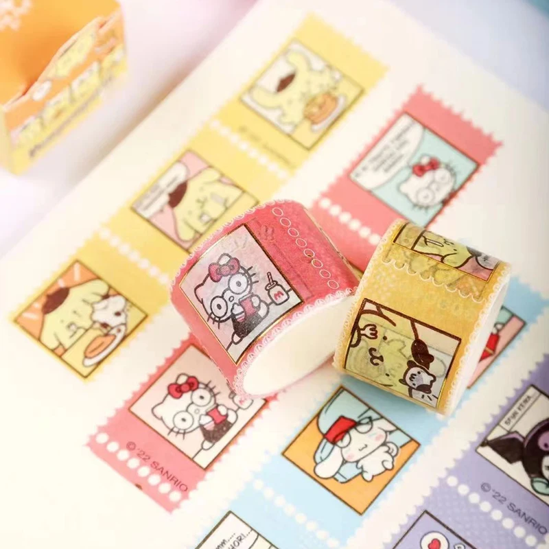Qingyifang BA14637 cute animation Sanrio Mengmeng family 3CM stamp tape student hand account tape