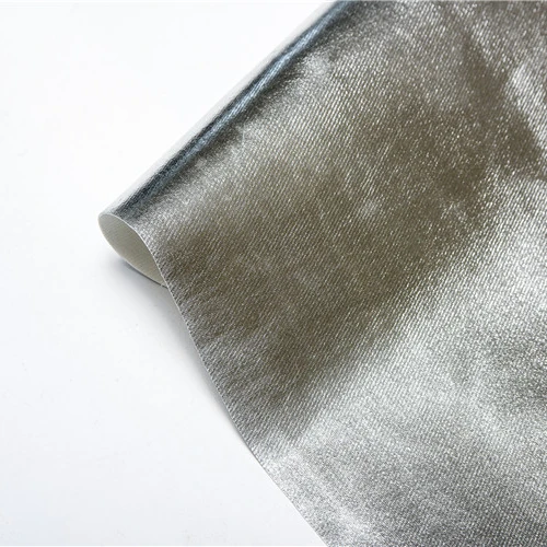 
Professional bright silver Aramid aluminum foil fabric 