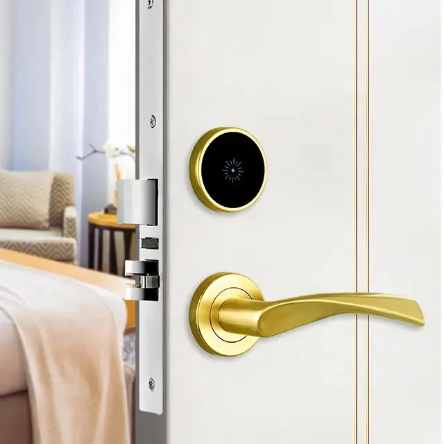 Split Newest Lock Free Software Manage Room Door Lock Hotel Key Card Lock