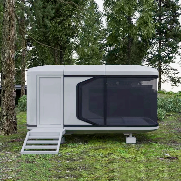 Prefab House Tiny House Moveable Mobile Capsule Houses Fireproof Rotproof room Galvanized Steel Fabricated Home Made In China