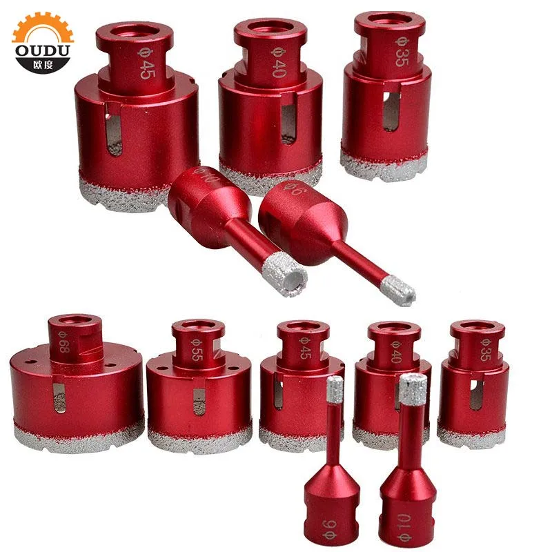 Dry Granite Drill Bits Fast Drilling Crown Segment Diamond Hole saw Brazed Diamond Drilling Core Bits
