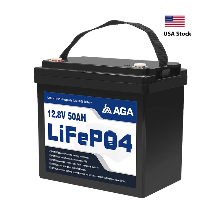 OEM 12v 24v 48v 50Ah Rechargeable Solar Storage Marine Motorhome Golf Cart Solar Storage Lithium Ion Lifepo4 Battery 12V