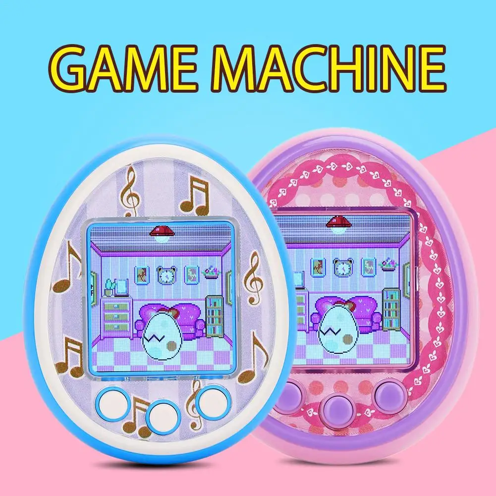 OK-550 Electronic Pets Toys-Nostalgic One Virtual Cyber Pet with Digital Color Screen Interactive Tamagotchi E-Pet