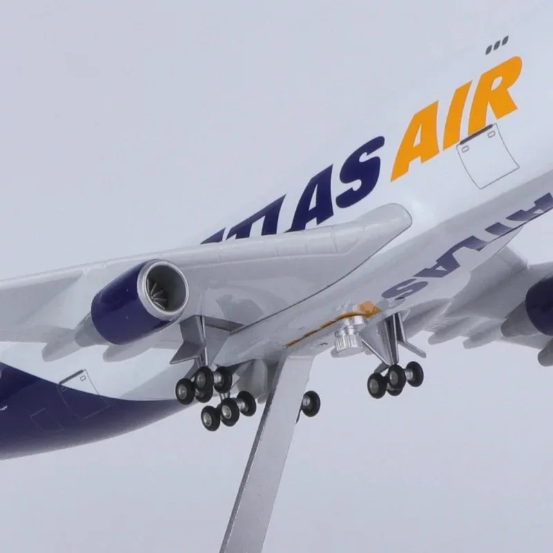 47 см 1/150 шкала атлас воздушные грузовые авиалинии Боинг 747 B747 модель самолета из смолы с шасси