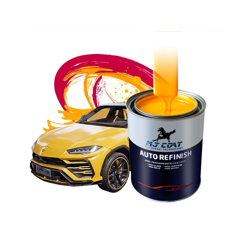 Factory Supply 1K primer Color Car Paint High Glossy Top Coat Anti Yellowish Color Coating
