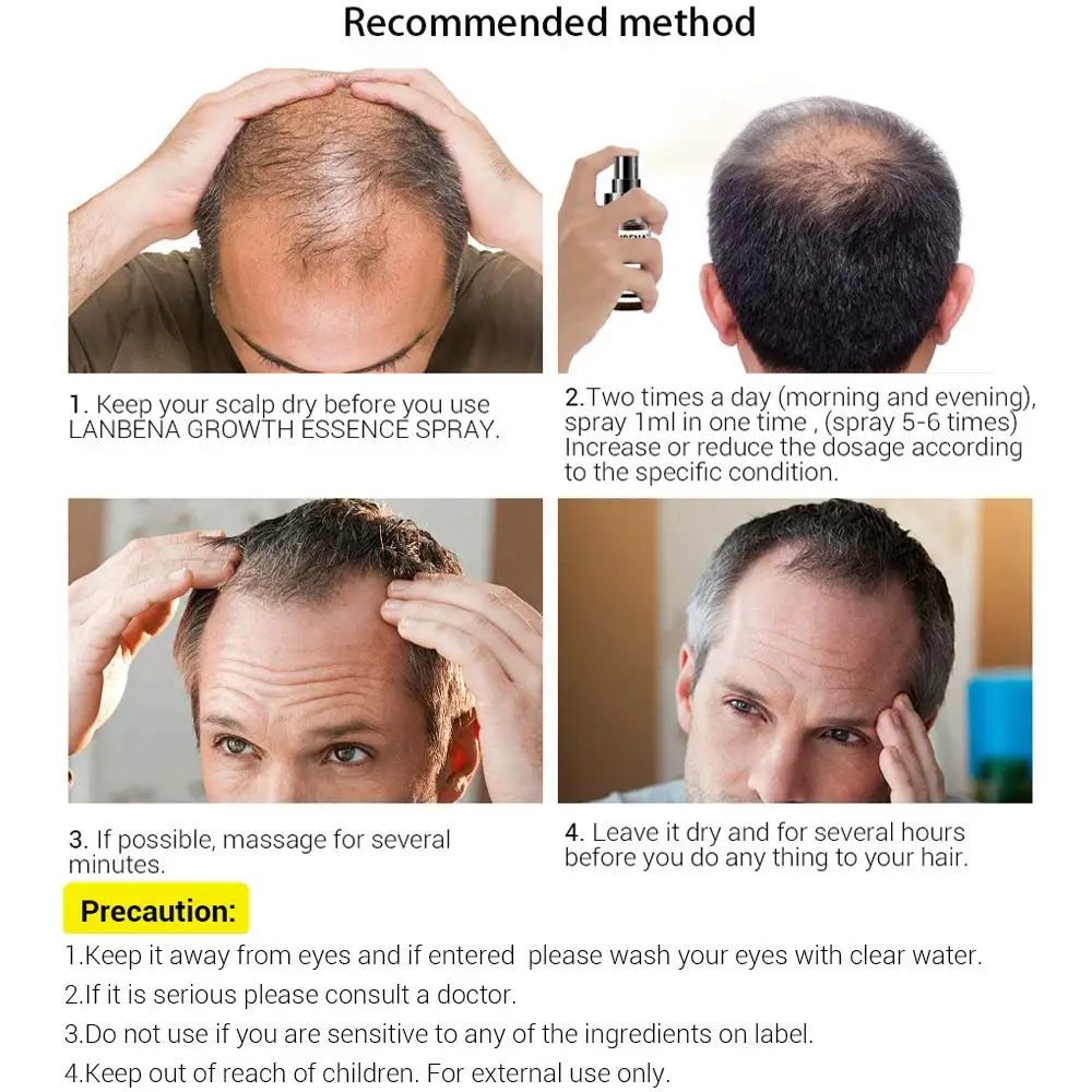 LANBENA Fast Powerful Hair Growth Essence Products Essential Oil Preventing Hair Loss Hair Care Andrea 30ml