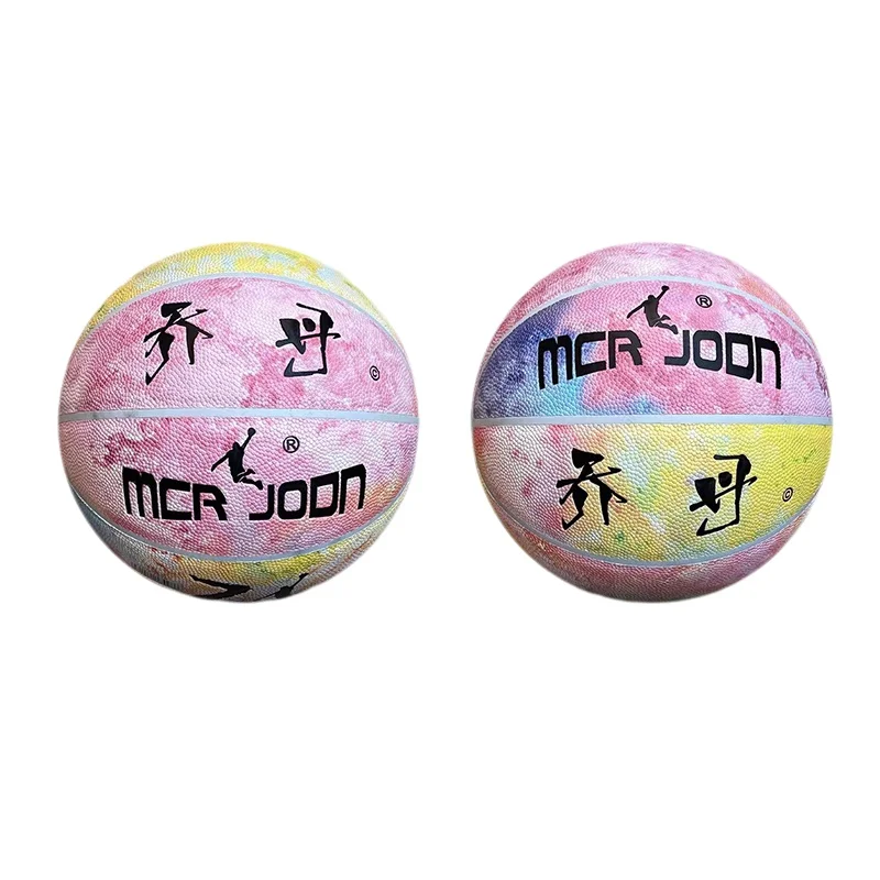 Hot Sale Custom Logo Printed Black PU Leather Basketball For Indoor And Outdoor Play
