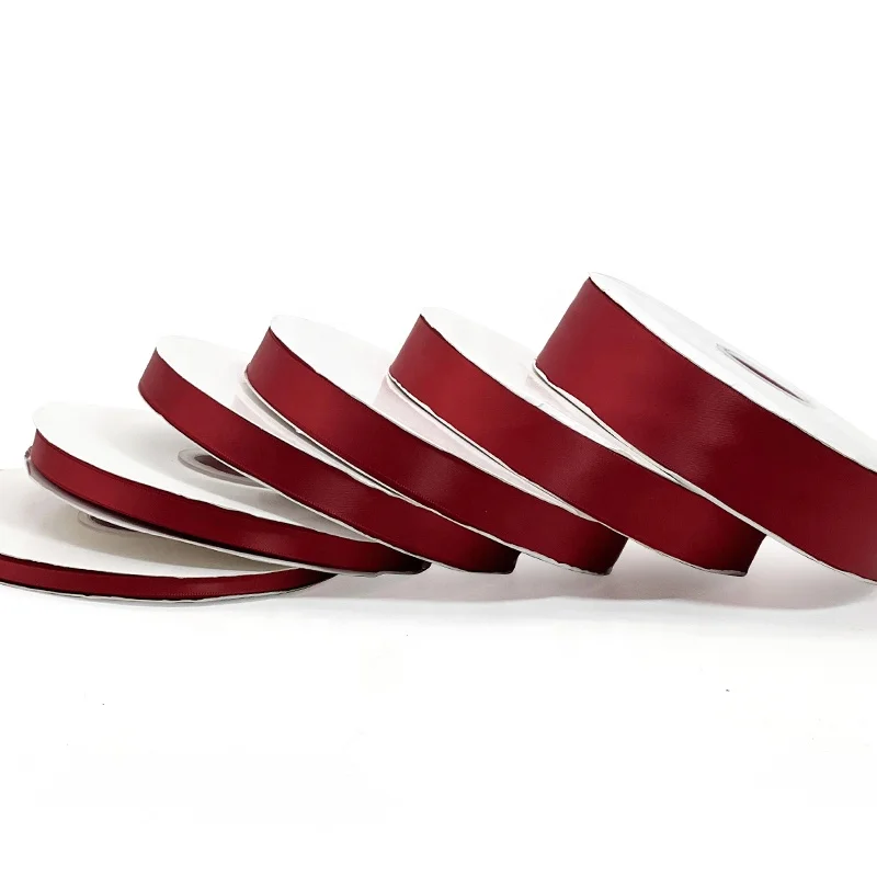 Customized Christmas Gift Ribbon Satin 1 1/2 Satin Ribbon Roll 4cm 100 Yards For Wedding Party Decoration