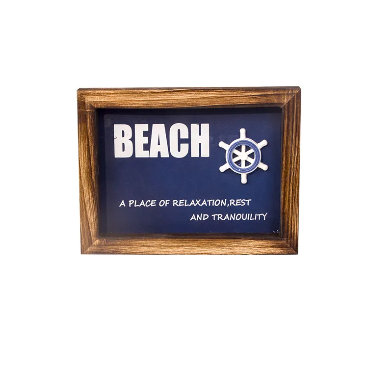 2021 New Design 3 pieces Ocean Beach Decor Art  Beach Decor Themed Beach Wall Decor