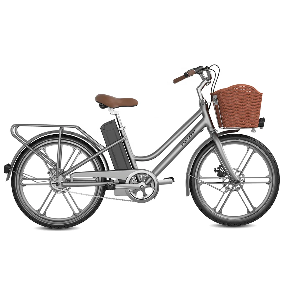 36V Cheap Electric Bike / 250W City Ebike / City Women Adult Step Through Electric Bicycle For Sale