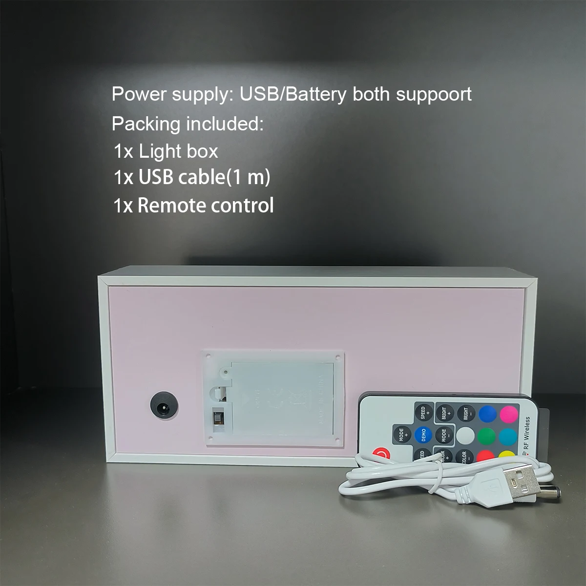 120 design Wholesale High Quality 3D Anime Paper Sculpture Night LED lamp light box with Remote Control for home decoration