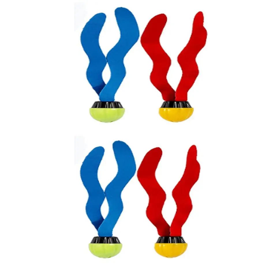 Kids Dive Toys Underwater Swimming Game Set Seaweed Shape Diving Treasure Hunter Game Outdoor Summer Pool Water Toys for Kids