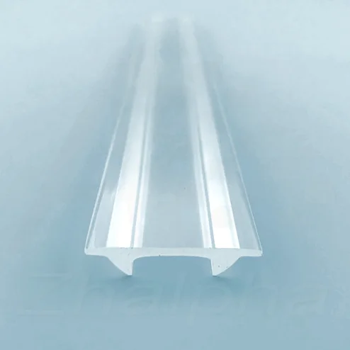 90 degree beam  20Mm Width Double Row Pcb Board Lamp Extruded Clear Pmma Led Light Linear Lens